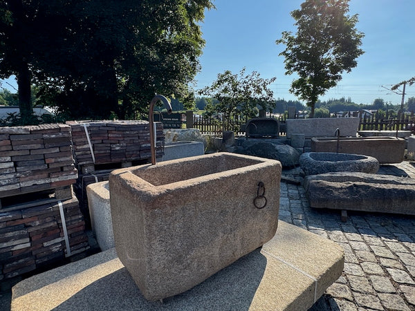 Gartenbrunnen Granit rechteckig 