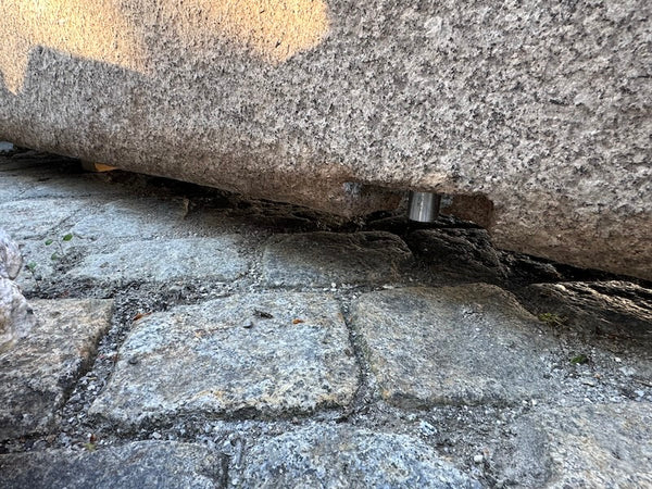 Gartenbrunnen Granit Rost Optik