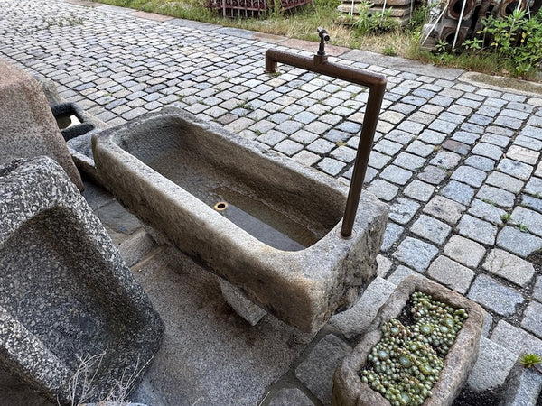 Granit Steintrog Antik