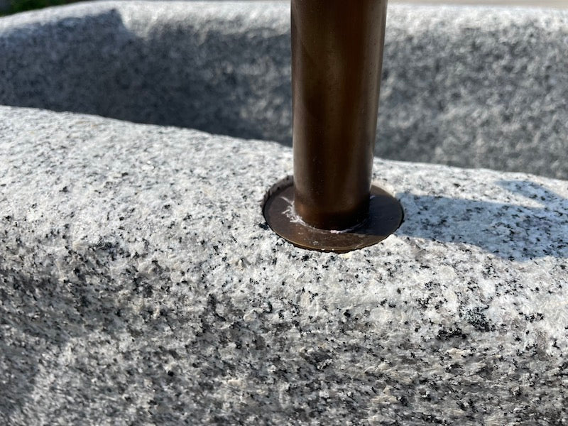 Natursteinbrunnen rechteckig