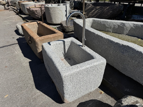 Steinbrunnen outdoor Draufsicht