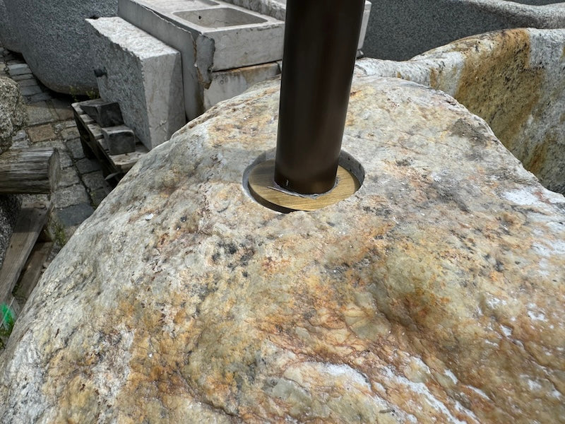 Findlingsbrunnen Bayern