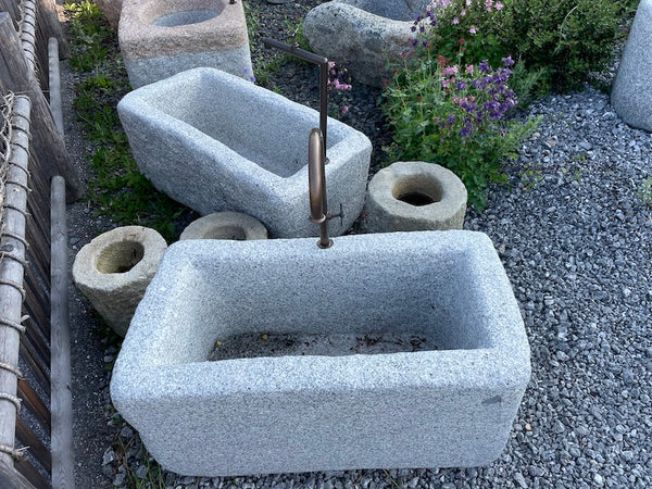 Natursteinbrunnen rechteckig XL