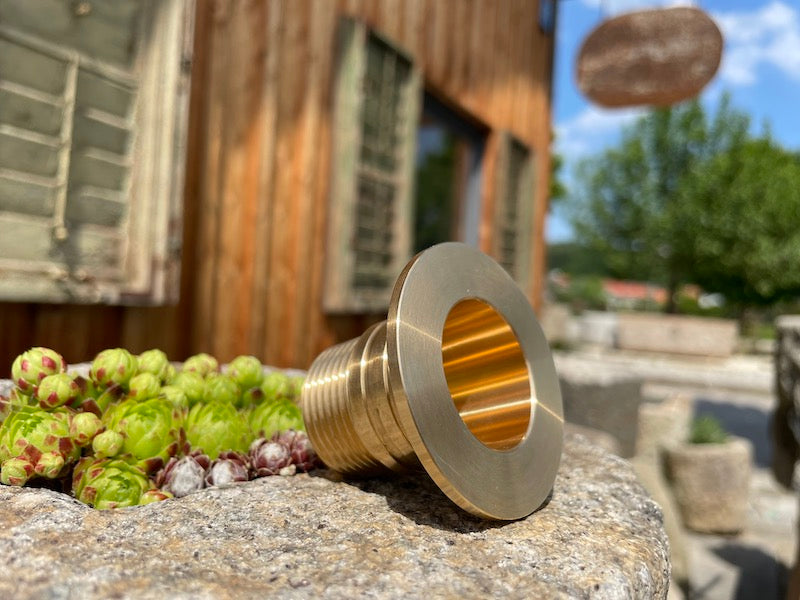 Messingrohr Wasserauslauf 1" 40-50cm