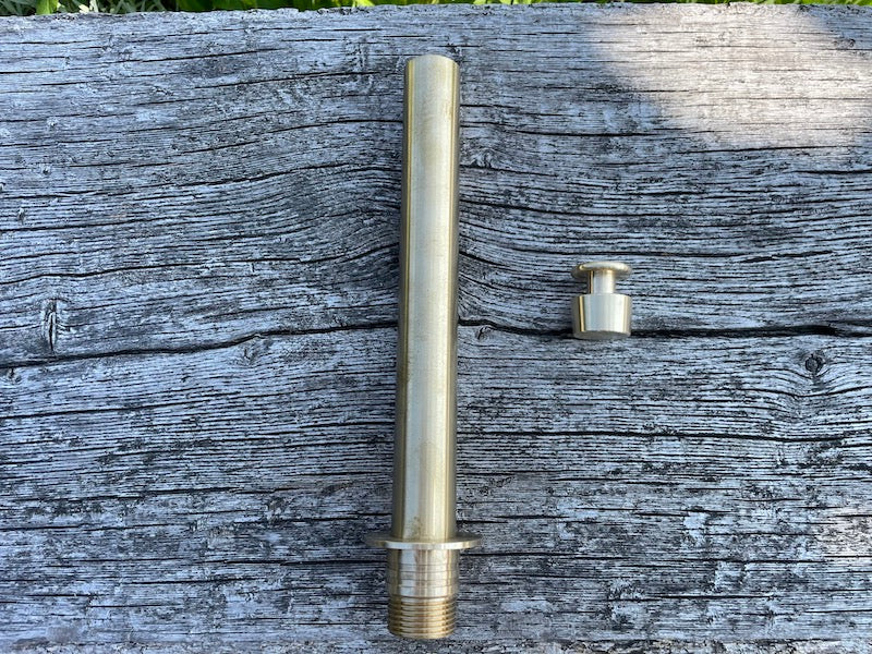 Messingrohr Wasserauslauf 1" 40-50cm