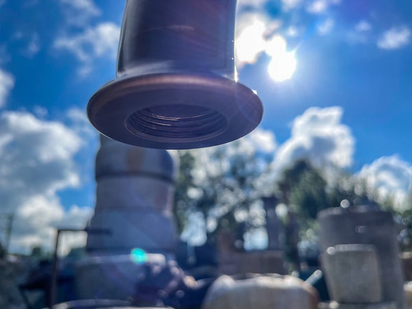 Granitbrunnen rechteckig mit Einlauf gebogen
