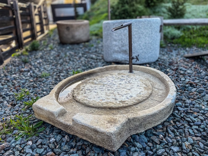 Brunnen Garten Stein