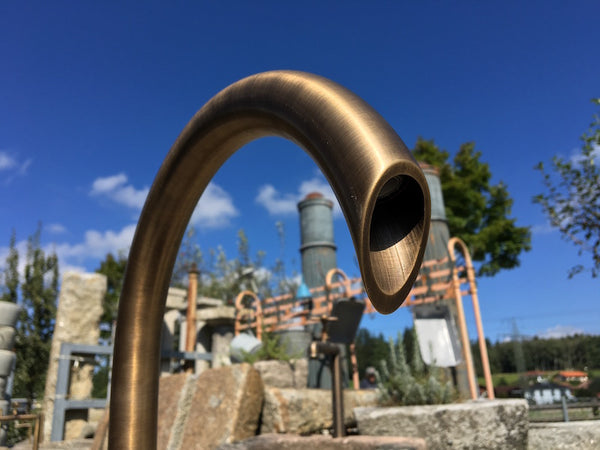 Wassereinlauf Brunnen 1" Außenmontage mit Handrad