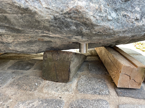 Befestigung Wassereinlauf Brunnen