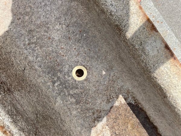 Wasserauslauf für Brunnentrog