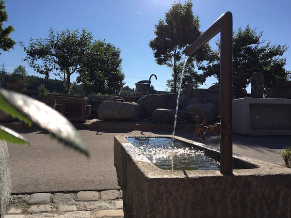 Wassereinlauf eckig 1"