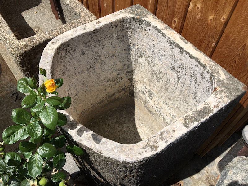 Diorit Steintrog Draufsicht