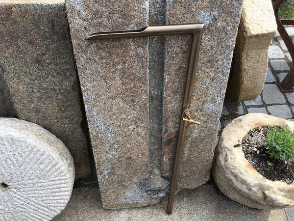 Wassereinlauf eckig 1" für Außenmontage