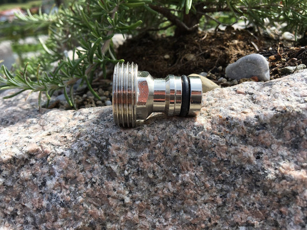 Edelstahladapter mit Außengewinde Detail