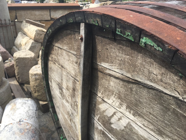 Eichenholzfass für Gartenhäuschen