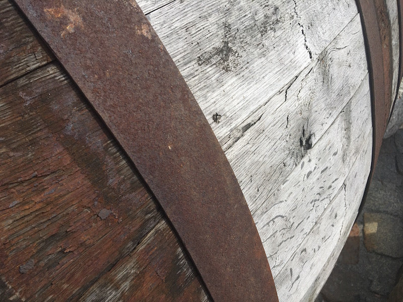 Eichenholzfass für Sauna