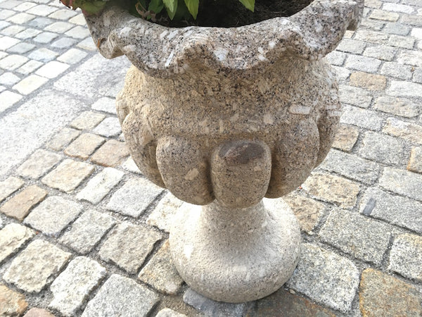 Pflanzgefäß Amphore aus Granit