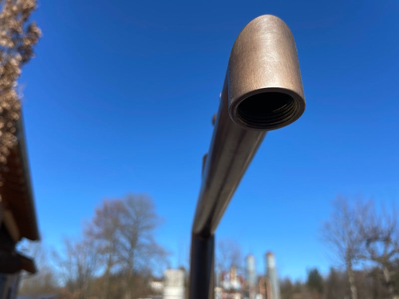 Steinbrunnen rechteckig mit Außenmontage