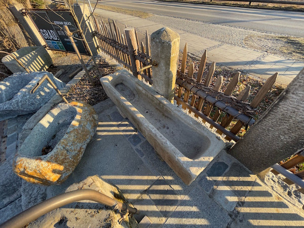 Wasserbrunnen Garten Draufsicht