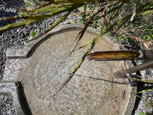 Mühlsteinbecken aus Granit