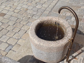 Wassereinlauf Brunnen 1" Außenmontage