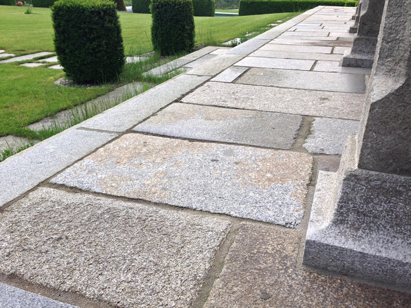 Granit Treppenstufen Verlegung