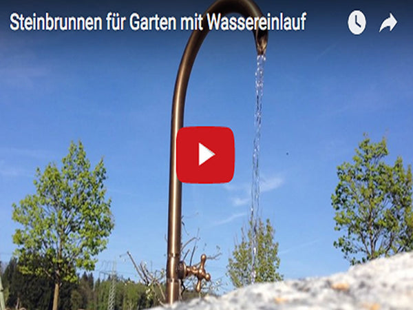 Wassereinlauf Brunnen 1 1/4"