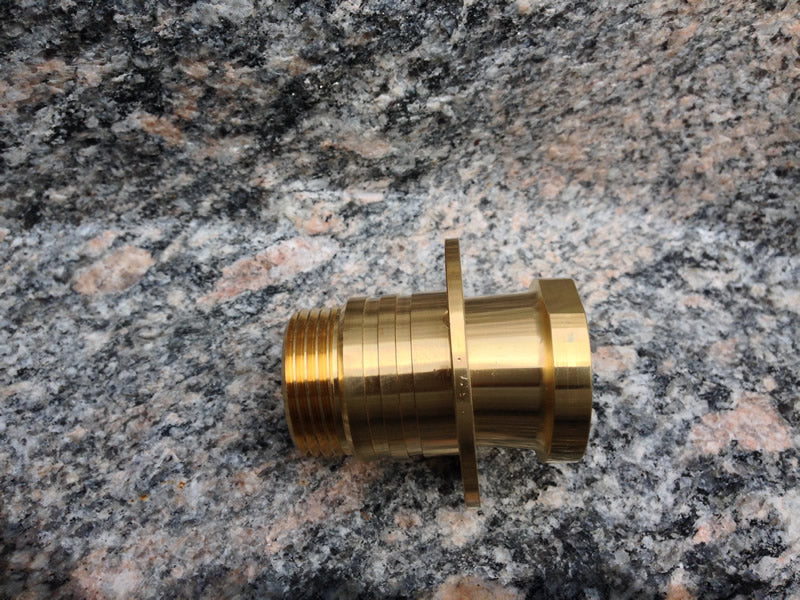 Messingrohr Wasserauslauf 1 1/4 Zoll in 30 - 40cm Zubehör