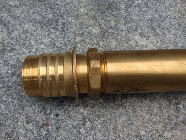 Messingrohr Wasserauslauf 1 1/4"