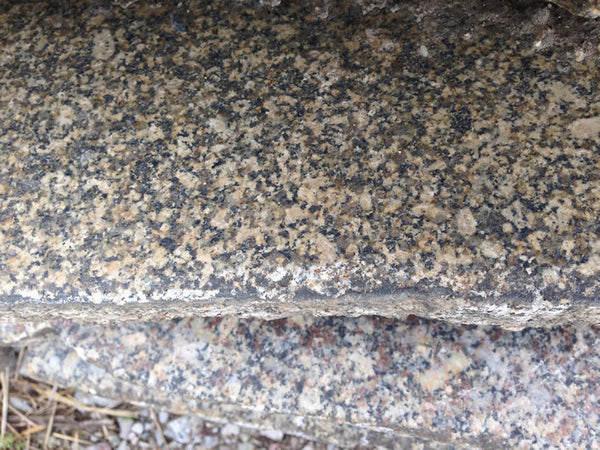 Alte Granitplatten Garten