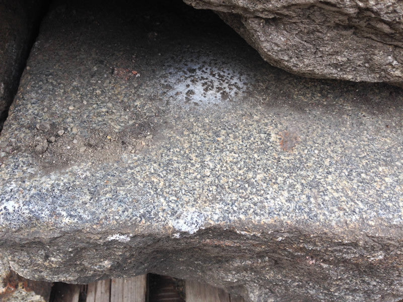 Oberfläche alte Garten Treppenstufen